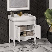 Тумба под раковину Opadiris Лоренцо 80 белая , изображение 2