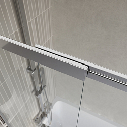 Фото Шторка на ванну BelBagno Luce VF-11-80/145-C-Cr
