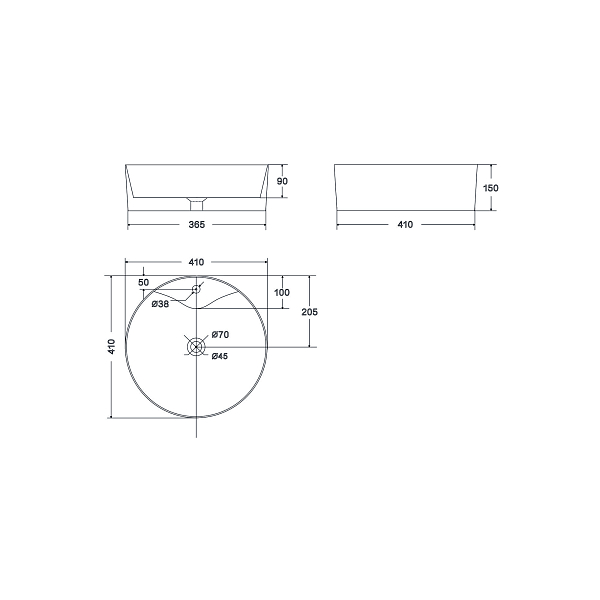 Раковина Point Виктория PN43065WB 41 см , изображение 3