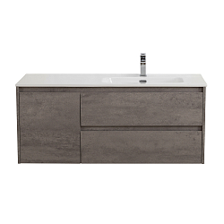Фото Тумба под раковину BelBagno Kraft 120 R подвесная, Cemento Grigio