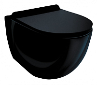 Унитаз подвесной Esbano Garcia черный безободковый , изображение 1