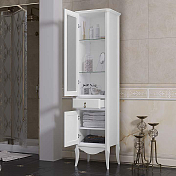 Шкаф-пенал Opadiris Лоренцо 45 L белый , изображение 2