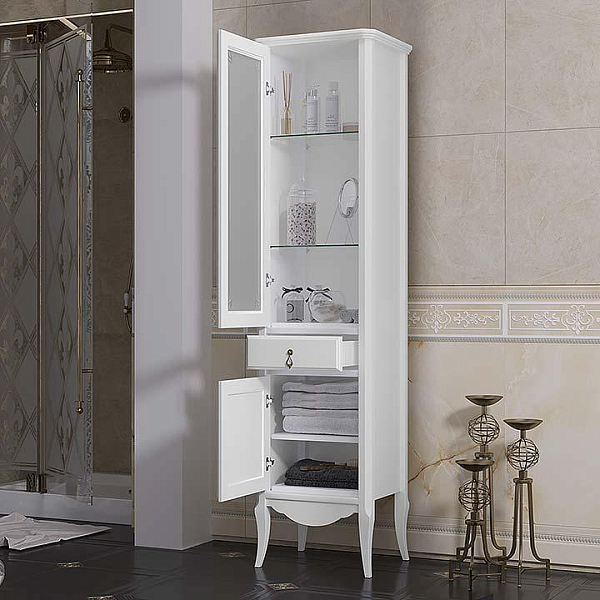 Шкаф-пенал Opadiris Лоренцо 45 L белый , изображение 2