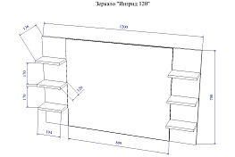 Изображение Зеркало Sanflor Ингрид 120 белый/вяз швейцарский Зеркало Sanflor Ингрид 120 белый/вяз швейцарский , изображение 5