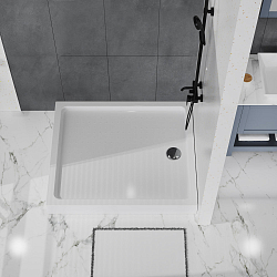 Фото Поддон для душа BelBagno TRAY-BB-AH-120/100-15-W 120x100