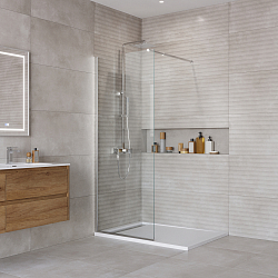 Фото Душевая перегородка BelBagno Kraft L-1-80-C-Cr