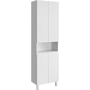 Шкаф-пенал Aqwella Rodos 55 белый глянец