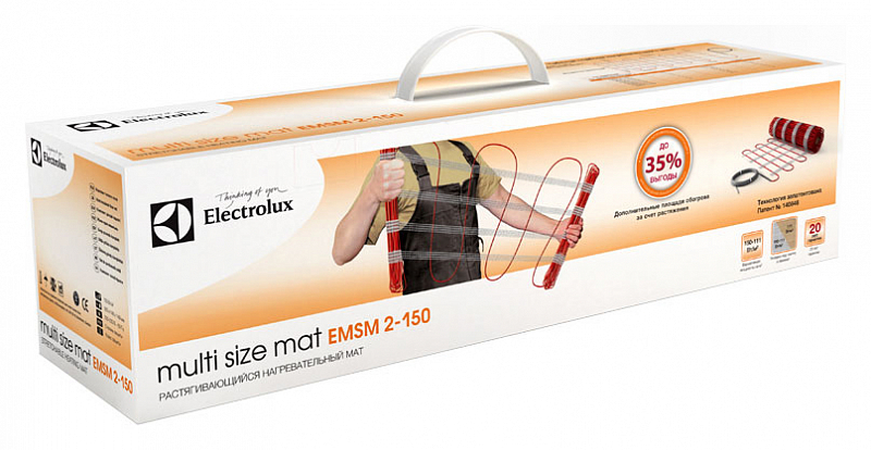 Теплый пол Electrolux Multi Size Mat EMSM 2-150-1,5 растягивающийся , изображение 3
