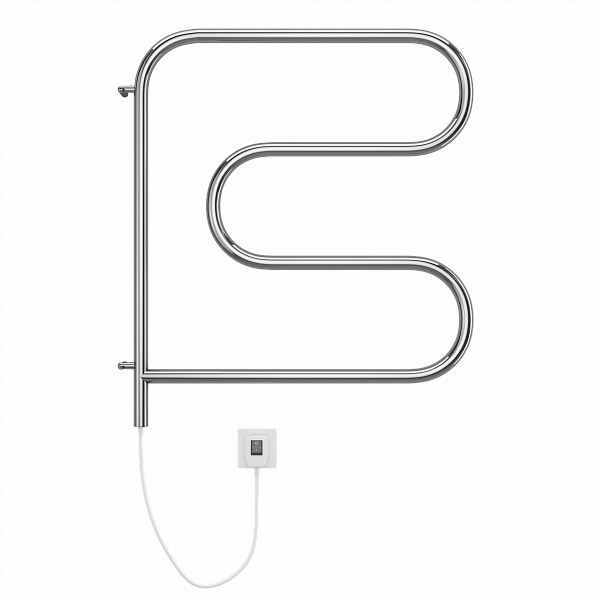 Полотенцесушитель электрический Terminus Электро 60х60 поворотный , изображение 1