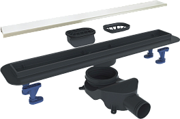 Душевой лоток BelBagno Luce BB-LD-LUCE-60-BIANCO с решеткой 60 см , изображение 1