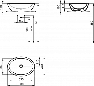 Раковина Ideal Standard Strada K078401 60 см , изображение 5