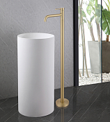 Изображение Смеситель Abber Wasser Kreis AF8140G для раковины, золото матовое Смеситель Abber Wasser Kreis AF8140G для раковины, золото матовое , изображение 2