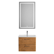 Тумба под раковину BelBagno Due 60 подвесная, Rovere Nature , изображение 4