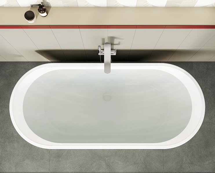 Акриловая ванна Virta Geo 180x80 отдельностоящая , изображение 7