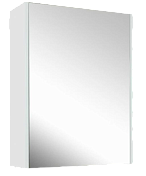 Зеркало-шкаф Sanflor Экко 60 R белый глянец , изображение 1