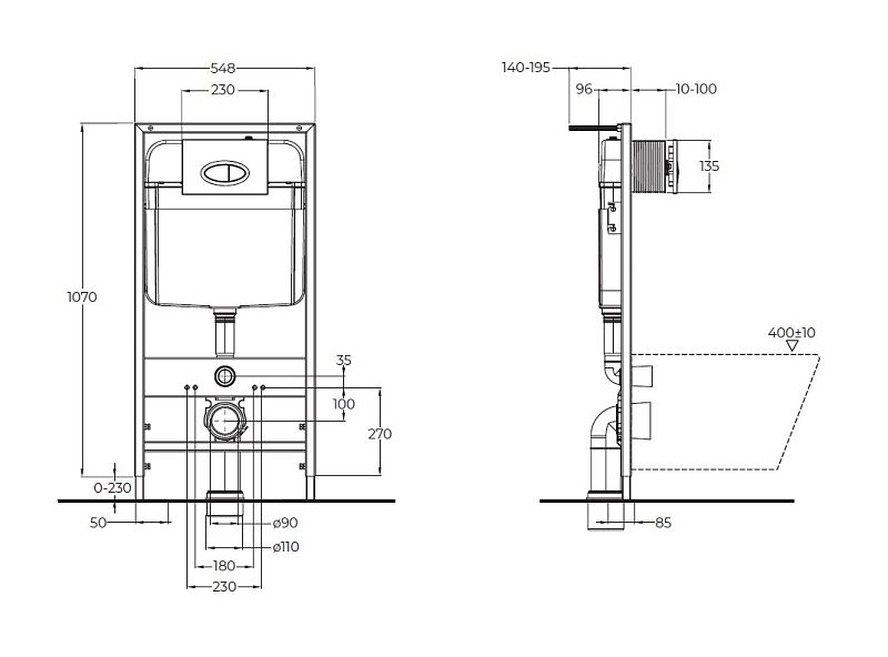 Система инсталляции для унитазов BelBagno BB026 , изображение 12