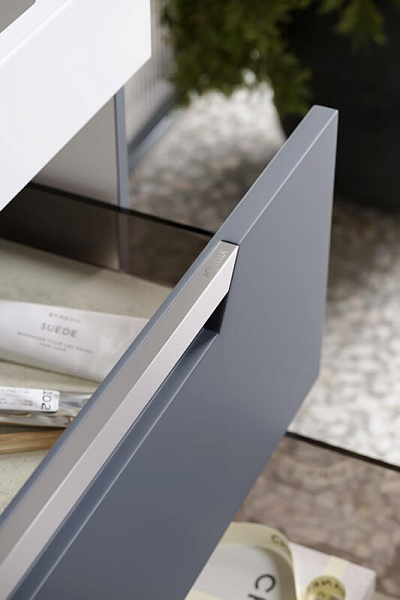 Тумба с раковиной Aqwella Cube 70 белый матовый , изображение 4