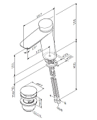 Изображение Смеситель AM.PM Inspire 2.0 F50A82500 для раковины  Смеситель AM.PM Inspire 2.0 F50A82500 для раковины , изображение 8