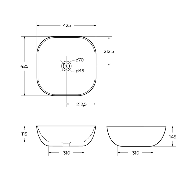 Раковина BelBagno BB1301 40 см , изображение 9