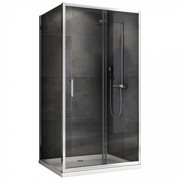Душевой уголок Abber Schwarzer Diamant AG301405-S1005 140x100 , изображение 1