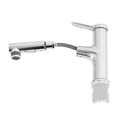 Фото Смеситель BelBagno BB-LVMD-CRM-W0 для раковины, с выдвижным изливом