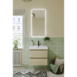 Фото Тумба с раковиной Aqwella Astrid 60 дуб давос