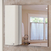 Зеркало-шкаф Comforty Неаполь 100 белый глянец , изображение 1