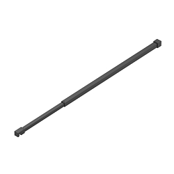 Фото Душевая перегородка BelBagno Kraft L-1-90-C-NERO