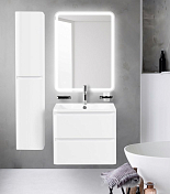 Тумба с раковиной BelBagno Albano 70 подвесная, bianco lucido , изображение 9