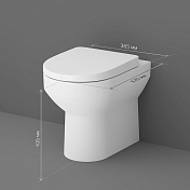 Унитаз приставной AM.PM Spirit 2.0 C701438WH , изображение 11