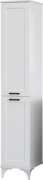 Шкаф-пенал Sanflor Ванесса 2 L напольный, белый , изображение 1