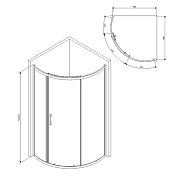 Душевой уголок AM.PM Like W83G-315-090CT , изображение 11