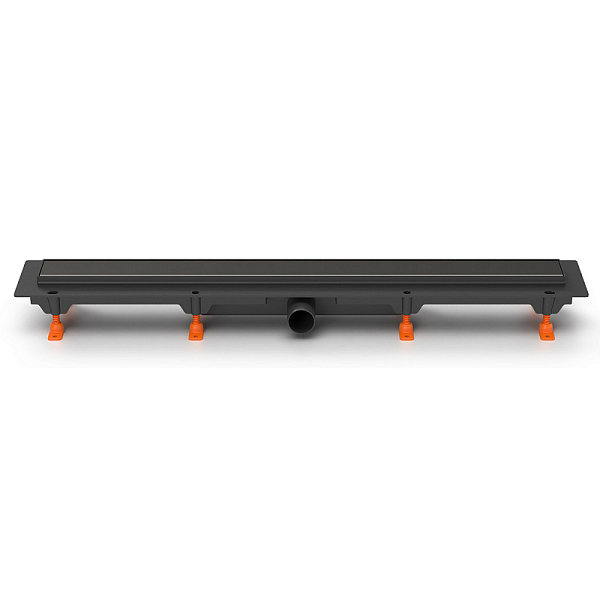 Душевой лоток Azario D40 Klasik AZ-CH 950 KC с черной решеткой 95 см , изображение 2