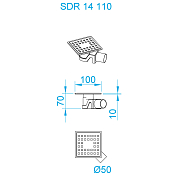 Душевой трап RGW Shower Drain SDR-14 47211411-01 , изображение 4