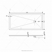 Поддон для душа RGW Stone Tray ST-G 100х80 , изображение 7